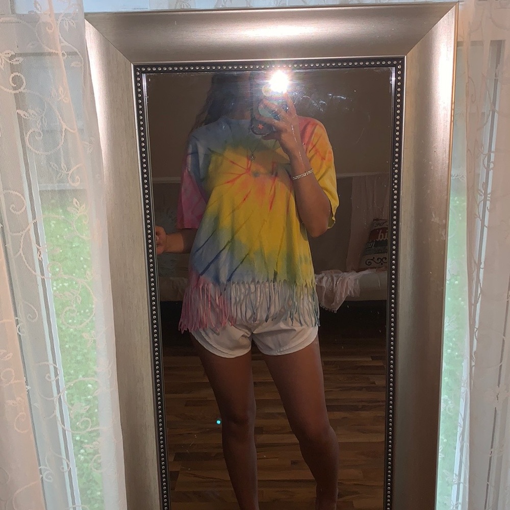 Fringe Tye-Dye Tshirt! 🌈
